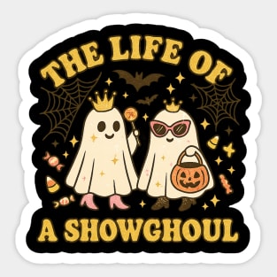 The Life of a Showghoul Cute Glam Ghosts Sticker